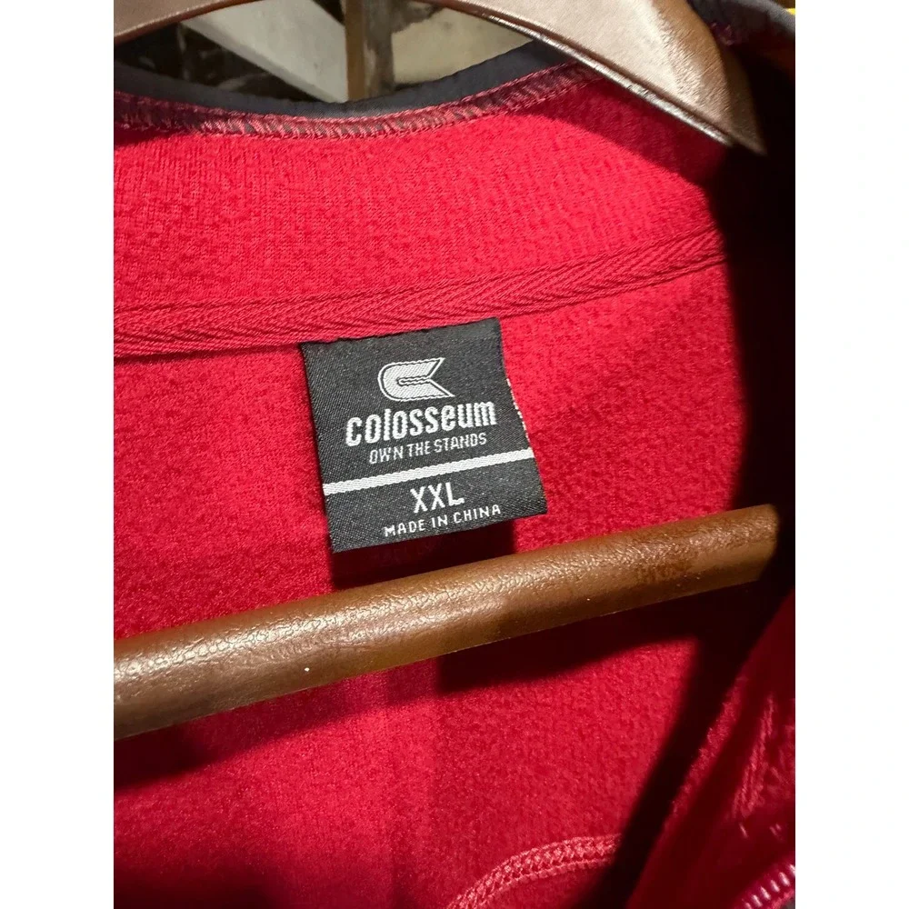 Colosseum Alabama Crimson‎ Tide Fleece Jacket Full Zip Red Gray XXL